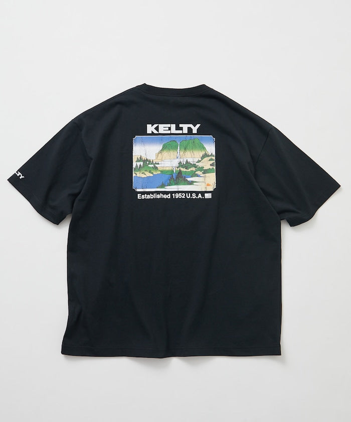 KELTY × FREAK'S STORE 聯名限定款 Japanese art back print 印花短袖T恤