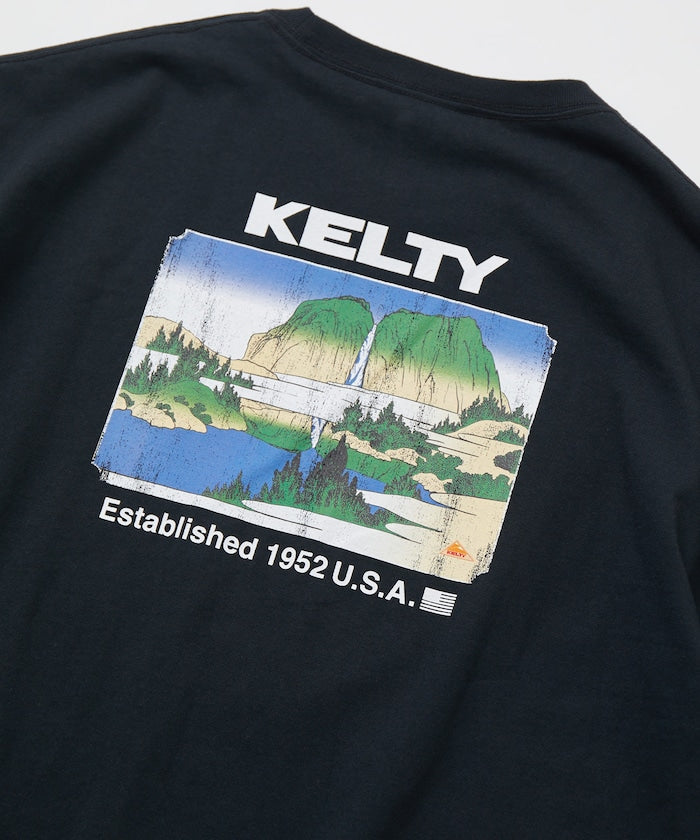 KELTY × FREAK'S STORE 聯名限定款 Japanese art back print 印花短袖T恤
