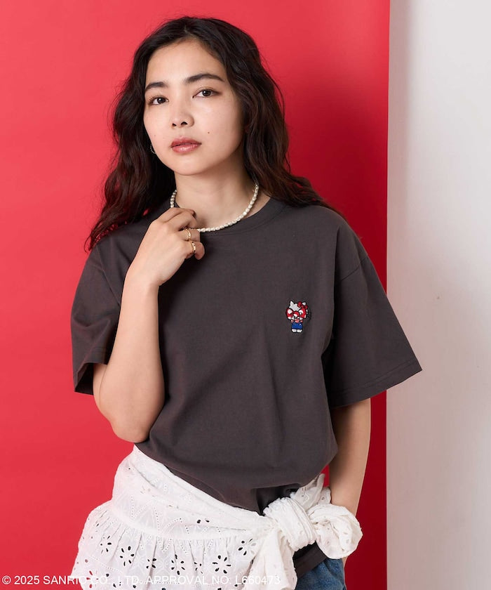FREAK'S STORE X SANRIO HELLO KITTY 背面印花短袖T恤