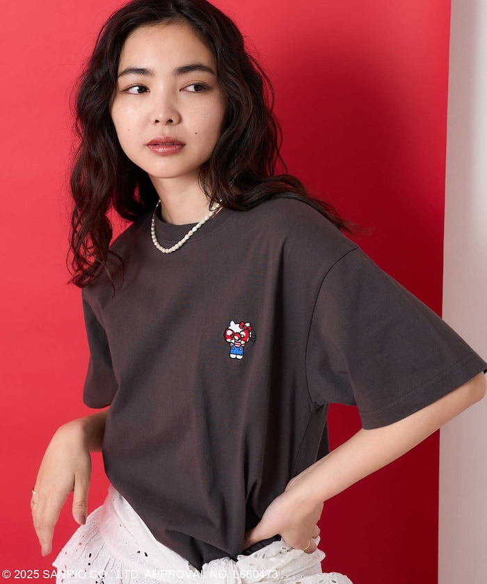 FREAK'S STORE X SANRIO HELLO KITTY 背面印花短袖T恤