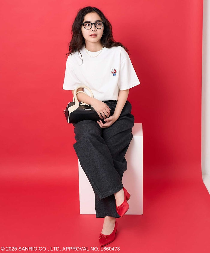 FREAK'S STORE X SANRIO HELLO KITTY 背面印花短袖T恤