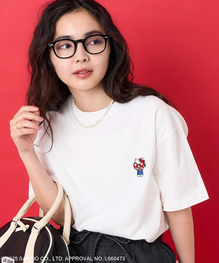 FREAK'S STORE X SANRIO HELLO KITTY 背面印花短袖T恤