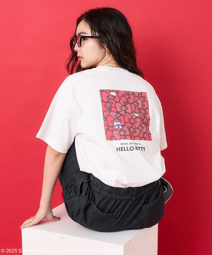 FREAK'S STORE X SANRIO HELLO KITTY 背面印花短袖T恤