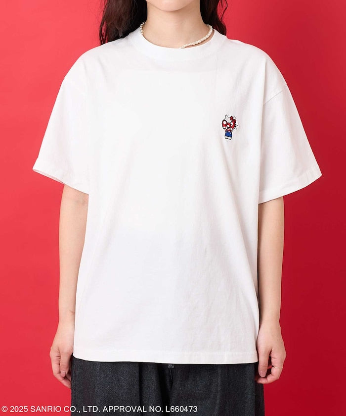 FREAK'S STORE X SANRIO HELLO KITTY 背面印花短袖T恤
