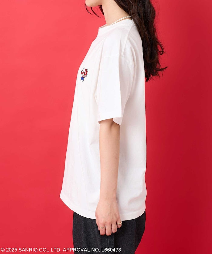 FREAK'S STORE X SANRIO HELLO KITTY 背面印花短袖T恤