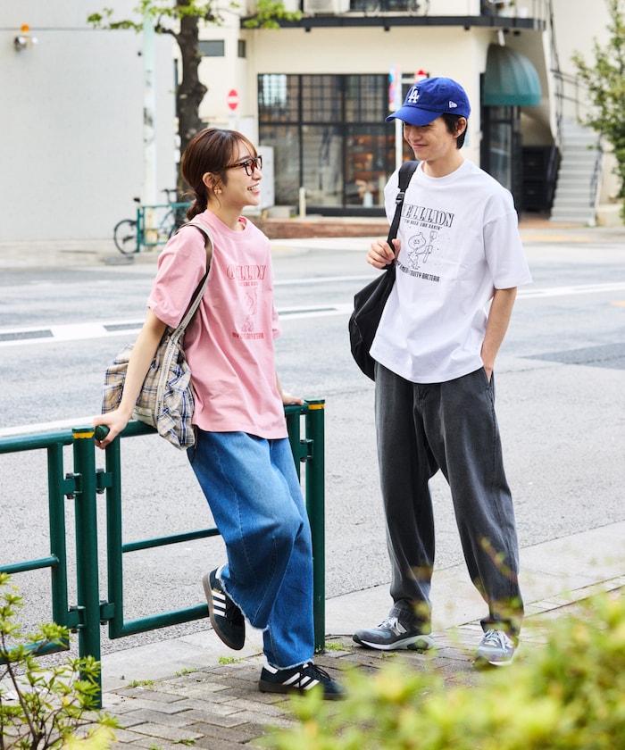 FREAK'S STORE GELLLION Relaxed Fit Crew Neck Printed T-Shirt / BACTERIA 印花短袖T恤