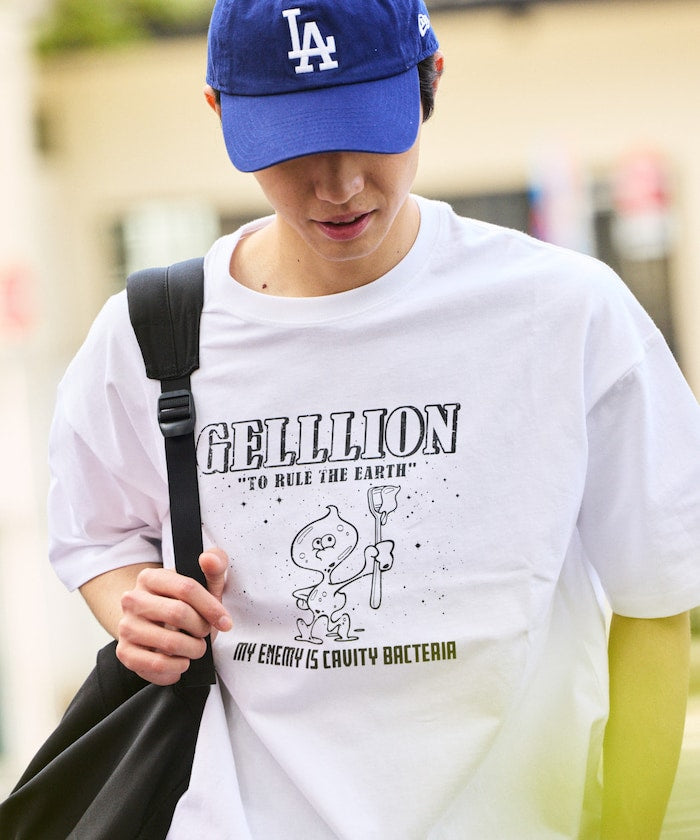 FREAK'S STORE GELLLION Relaxed Fit Crew Neck Printed T-Shirt / BACTERIA 印花短袖T恤