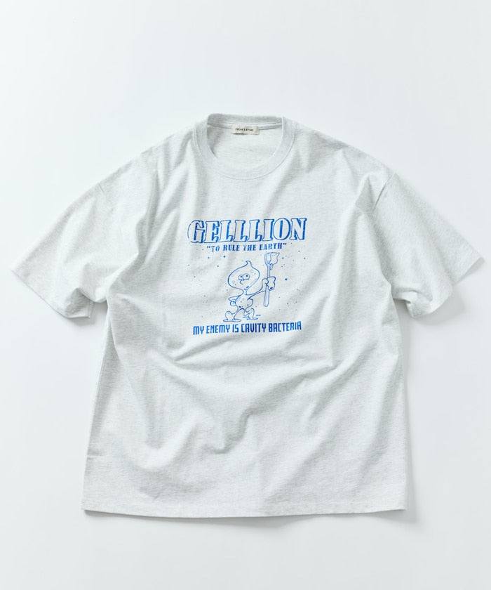FREAK'S STORE GELLLION Relaxed Fit Crew Neck Printed T-Shirt / BACTERIA 印花短袖T恤