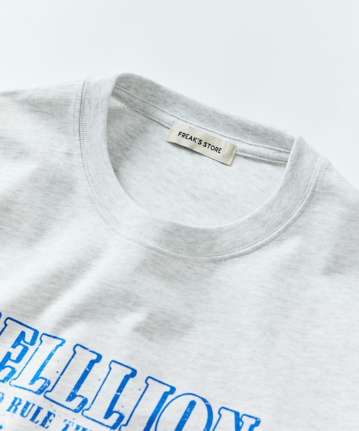 FREAK'S STORE GELLLION Relaxed Fit Crew Neck Printed T-Shirt / BACTERIA 印花短袖T恤