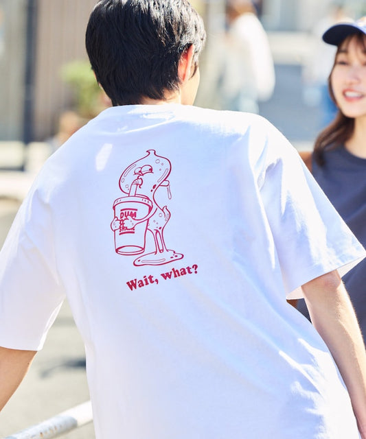 FREAK'S STORE GELLLION Relaxed Fit Crew Neck Printed T-Shirt / DRINK GEL 印花短袖T恤