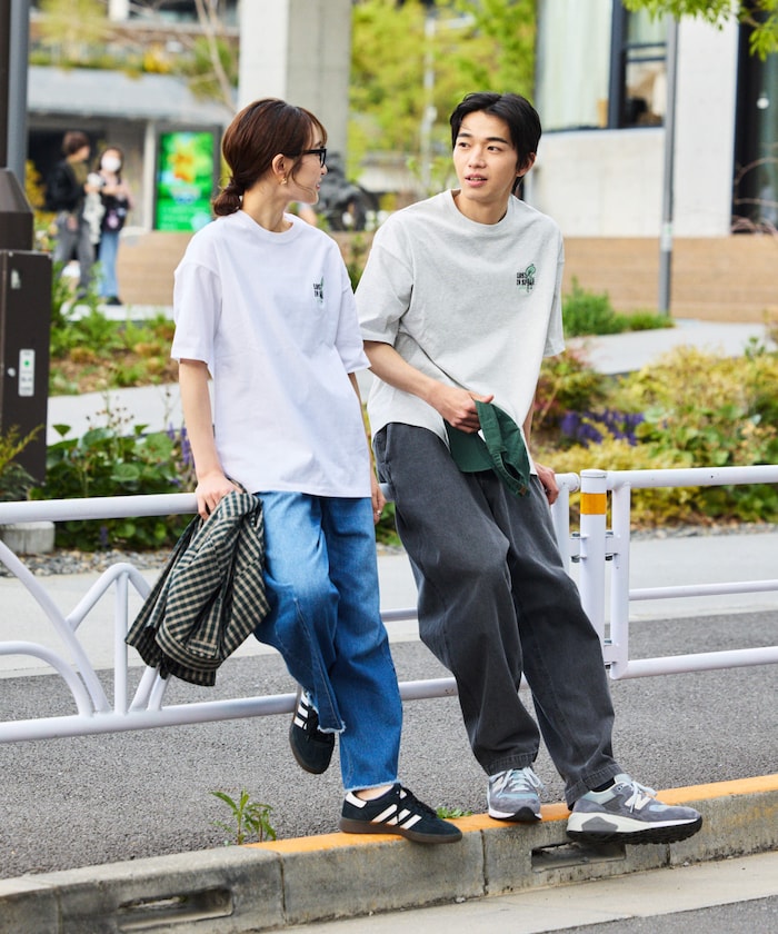 FREAK'S STORE GELLLION Relaxed Fit Crew Neck Printed T-Shirt / GEL OP 刺繡圖案短袖T恤