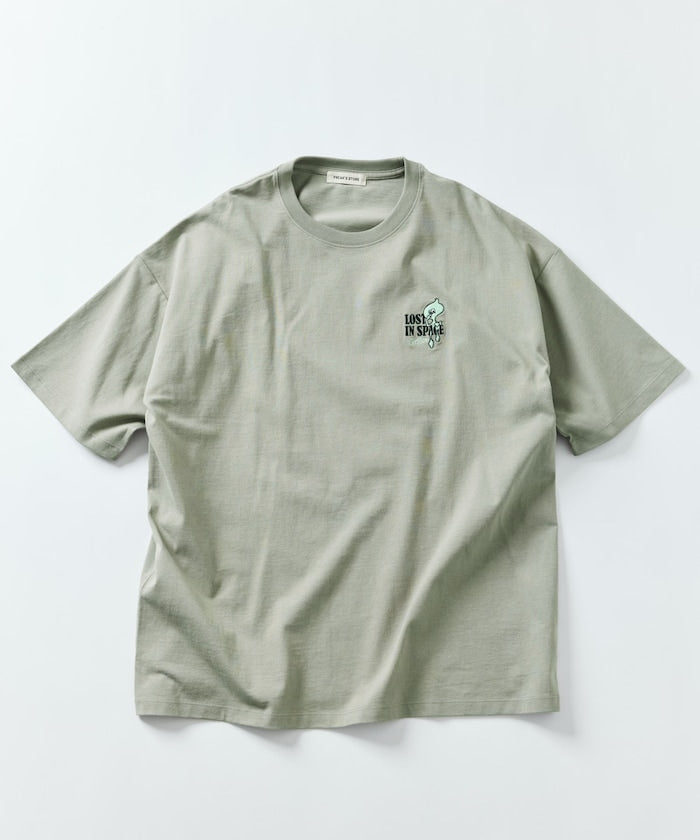 FREAK'S STORE GELLLION Relaxed Fit Crew Neck Printed T-Shirt / GEL OP 刺繡圖案短袖T恤