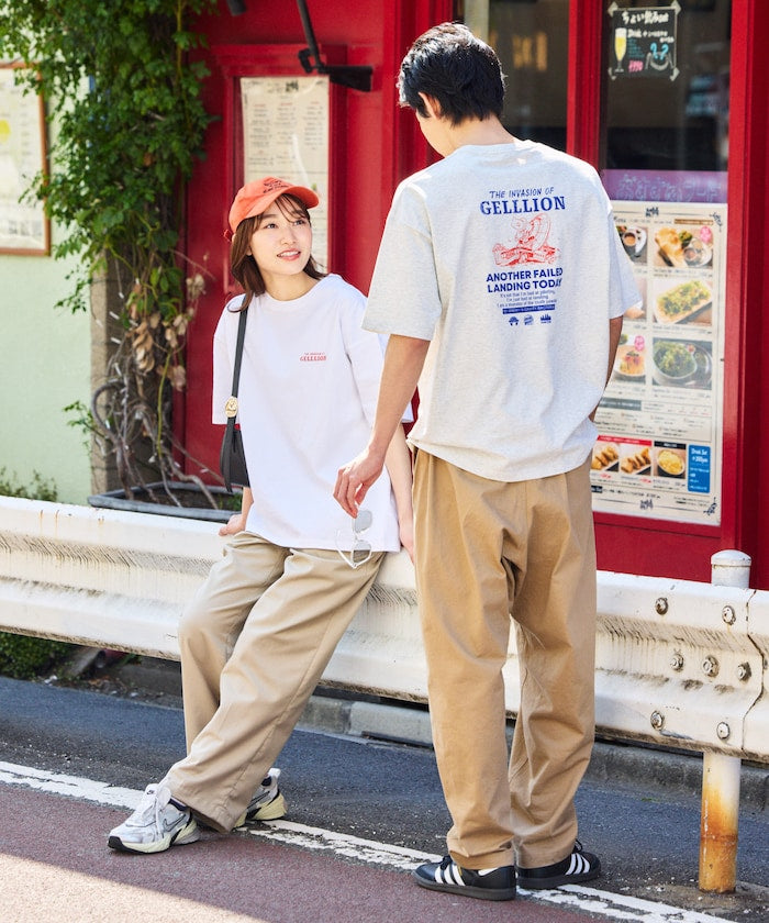 FREAK'S STORE GELLLION Relaxed Fit Crew Neck Printed T-Shirt / GEL UFO 印花短袖T恤