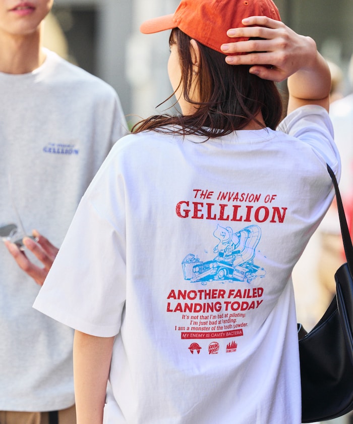 FREAK'S STORE GELLLION Relaxed Fit Crew Neck Printed T-Shirt / GEL UFO 印花短袖T恤
