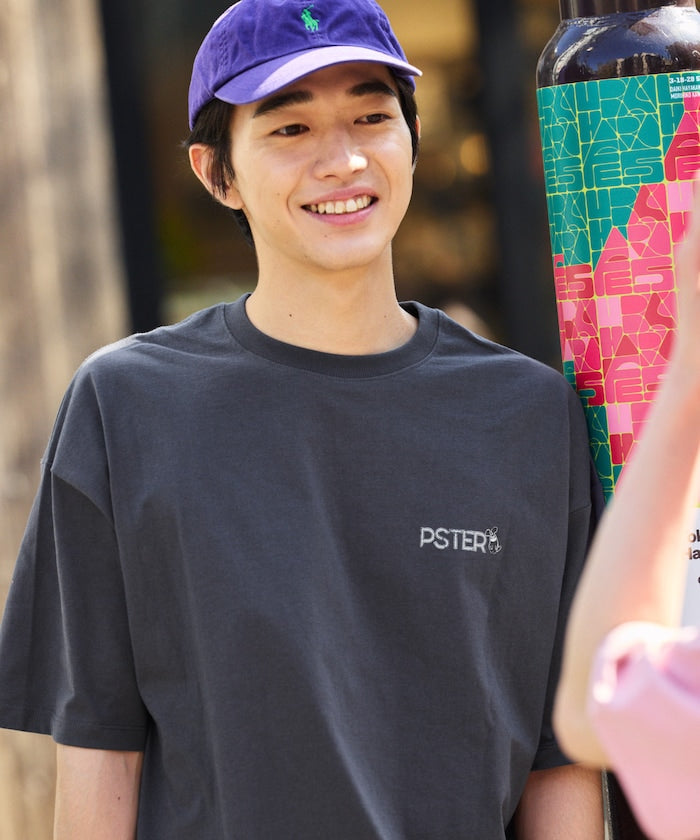 FREAK'S STORE PSTER Puster Relaxed Fit Back Print Crew Neck T-Shirt / THREE PSTER 印花短袖T恤
