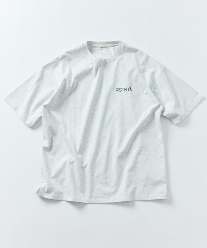 FREAK'S STORE PSTER Puster Relaxed Fit Back Print Crew Neck T-Shirt / THREE PSTER 印花短袖T恤
