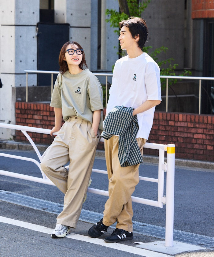 FREAK'S STORE PSTER Puster Relaxed Fit Back Print Crew Neck T-Shirt / PSTER OP 刺繡圖案短袖T恤