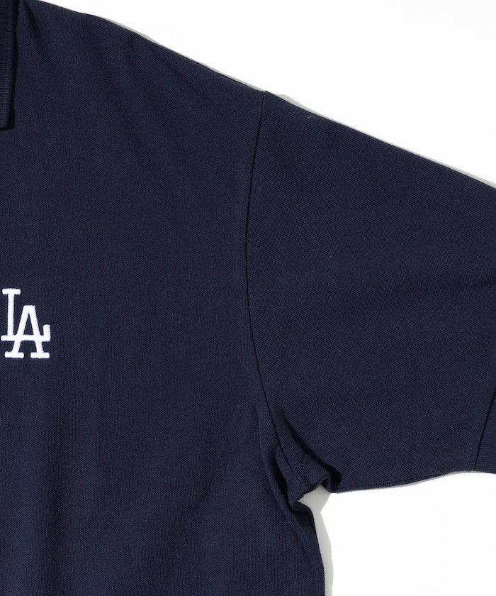 FREAK'S STORE MLB Major League Baseball One Point Logo Polo Shirt 刺繡短袖Polo衫
