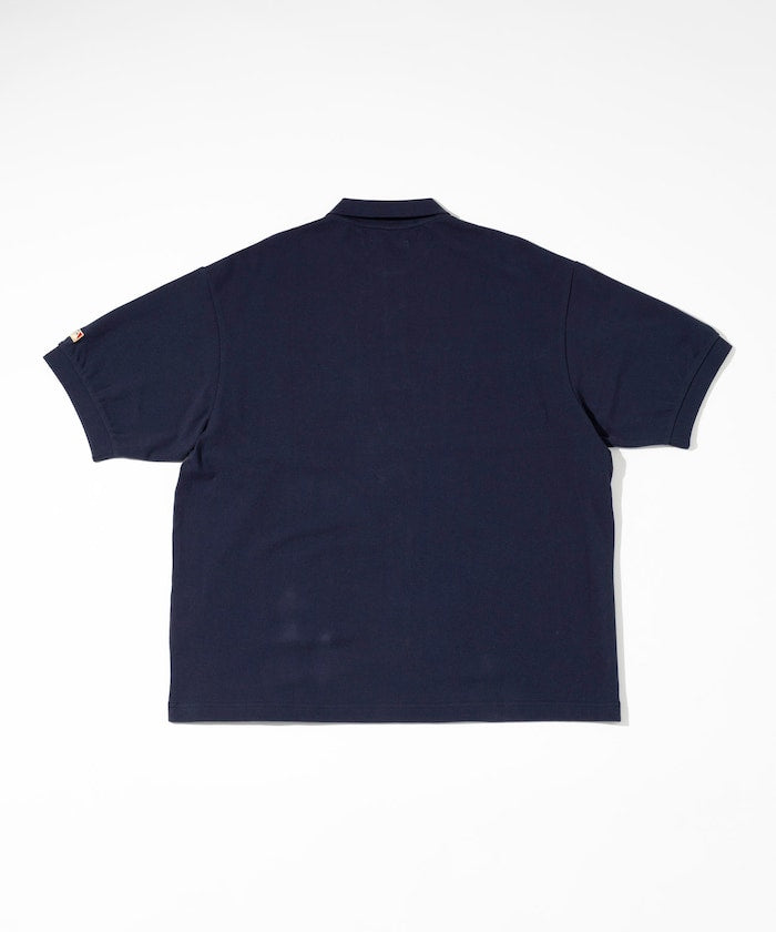 FREAK'S STORE MLB Major League Baseball One Point Logo Polo Shirt 刺繡短袖Polo衫