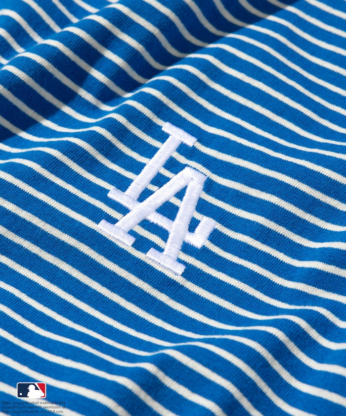 FREAK'S STORE MLB Major League Baseball Pin Border T-Shirt 短袖條紋T恤