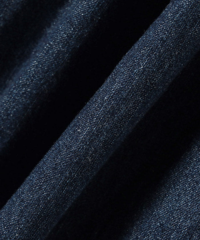 FREAK'S STORE Linen blend curved easy Pants 亞麻混紡休閒牛仔褲