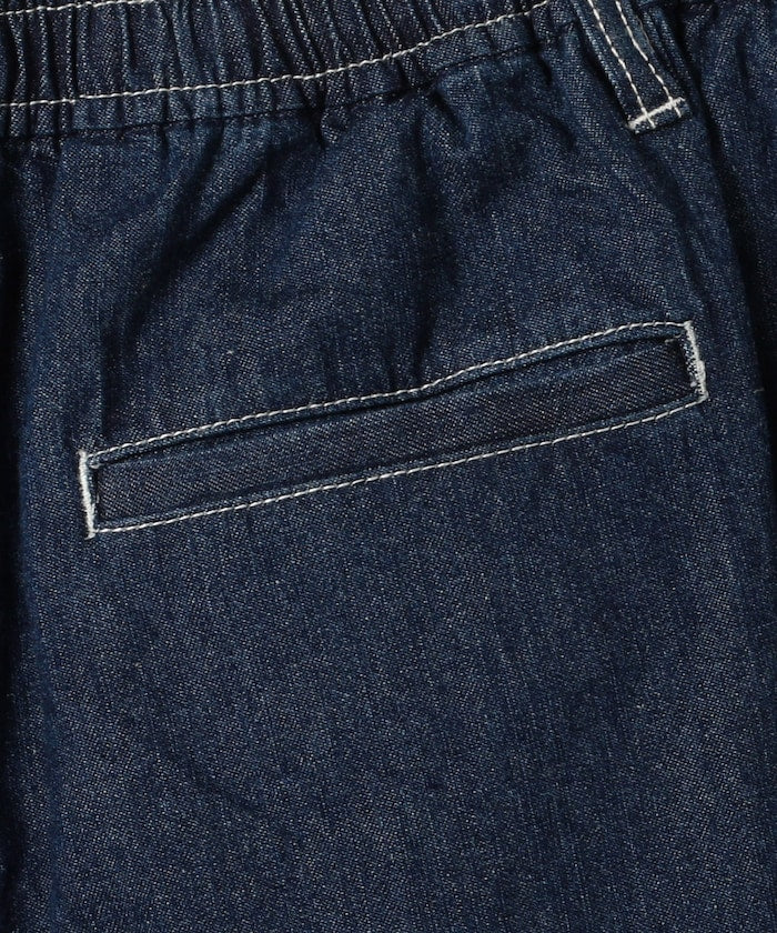 FREAK'S STORE Linen blend curved easy Pants 亞麻混紡休閒牛仔褲