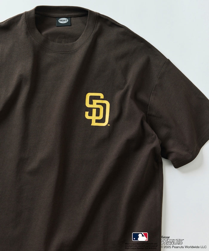 FREAK'S STORE x PEANUTS MLB Special Order Big Silhouette Back Print T-Shirt / PADRES 印花短袖T恤