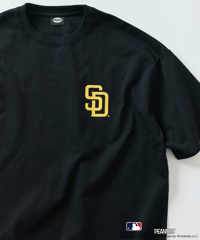 FREAK'S STORE x PEANUTS MLB Special Order Big Silhouette Back Print T-Shirt / PADRES 印花短袖T恤