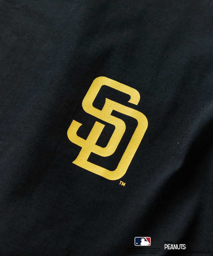 FREAK'S STORE x PEANUTS MLB Special Order Big Silhouette Back Print T-Shirt / PADRES 印花短袖T恤