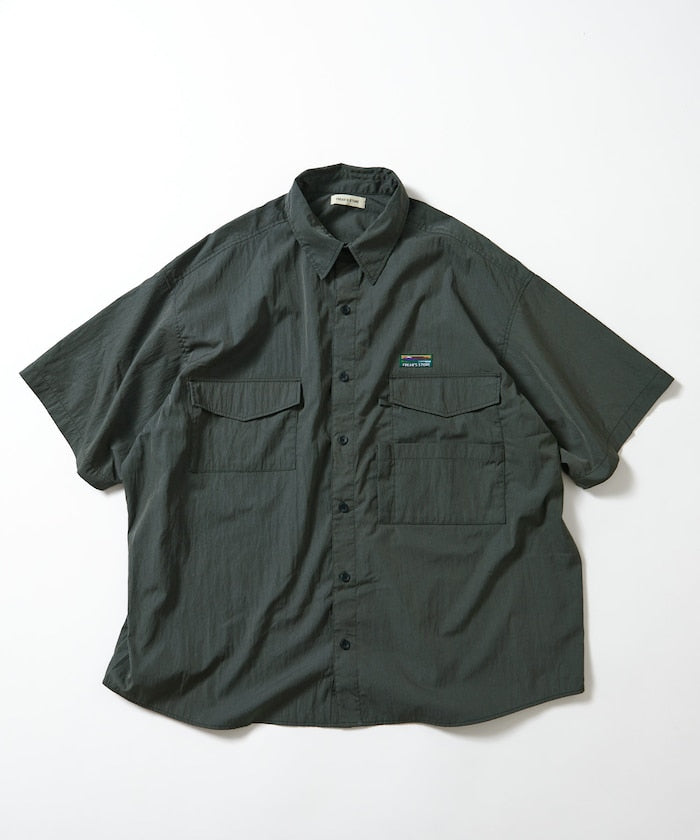 FREAK'S STORE Big silhouette multi-pocket design S/S shirt 多口袋設計短袖襯衫