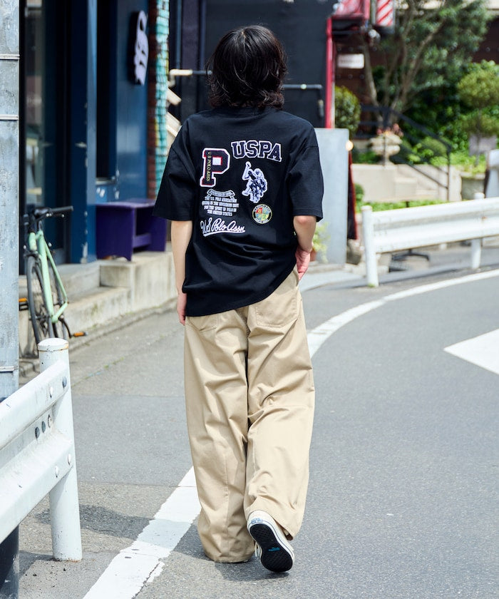 U.S. POLO ASSN. Special order patch logo embroidered T-shirt 限定標誌刺繡短袖T恤