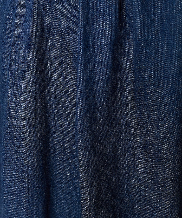 FREAK'S STORE Linen blend curved easy Pants 亞麻混紡休閒牛仔褲