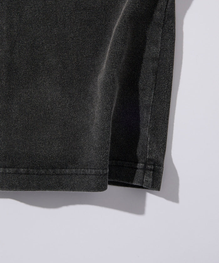 FREAK'S STORE Relaxed fit powdered Henley short sleeve T-shirt 寬版亨利領短袖T恤