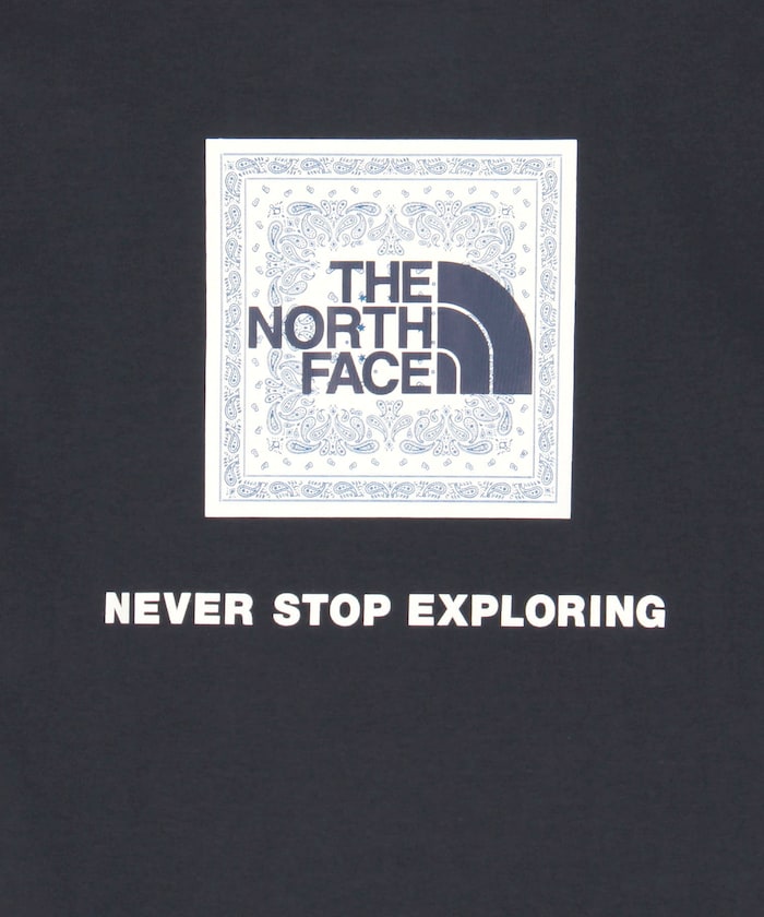 THE NORTH FACE Kids Short Sleeve Bandana Square Logo Tee 兒童印花短袖T恤