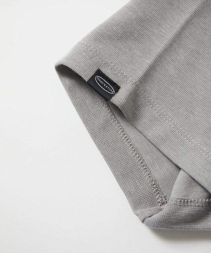 FREAK'S STORE Summer Knit relaxed fit spindle pocket t-shirt 夏季針織短袖T恤