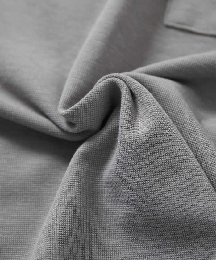 FREAK'S STORE Summer Knit relaxed fit spindle pocket t-shirt 夏季針織短袖T恤