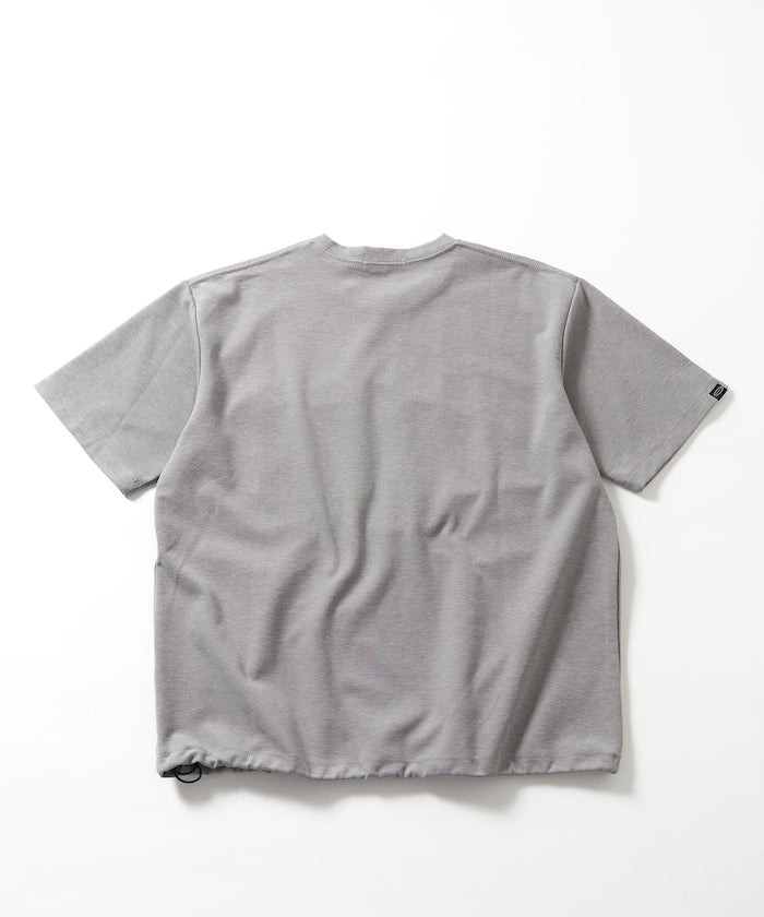 FREAK'S STORE Summer Knit relaxed fit spindle pocket t-shirt 夏季針織短袖T恤