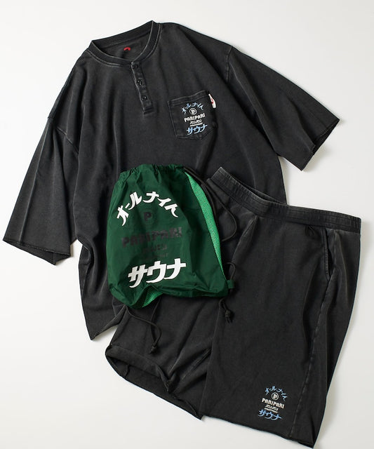 FREAK'S STORE x SAUVENIR x PARIPARI All-night sauna KANNAIGI fleece Setup 限定套裝組(附背包)