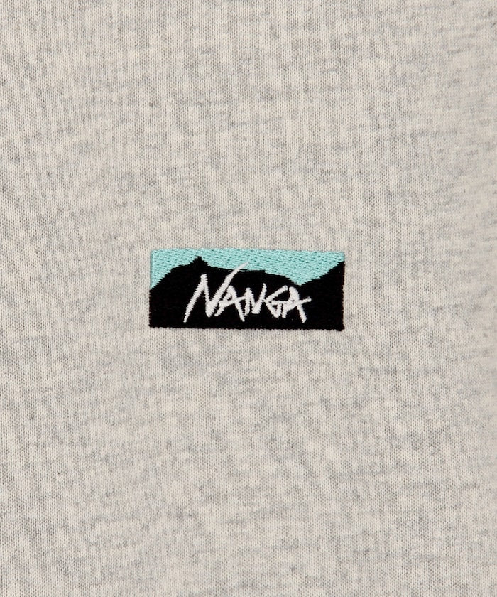 NANGA ECO HYBRID BOX LOGO EMBROIDERY TEE 簡約LOGO短袖T恤