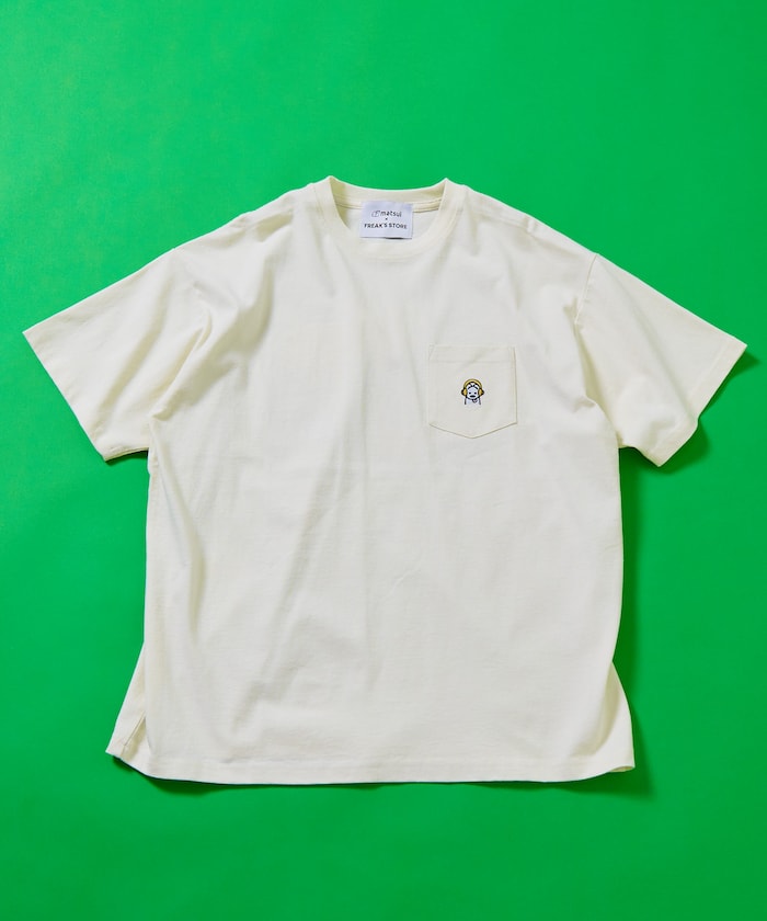 FREAK'S STORE matsui dancing back print T-shirt 印花短袖T恤