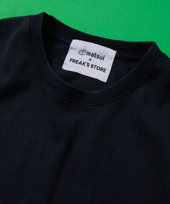 FREAK'S STORE matsui dancing back print T-shirt 印花短袖T恤