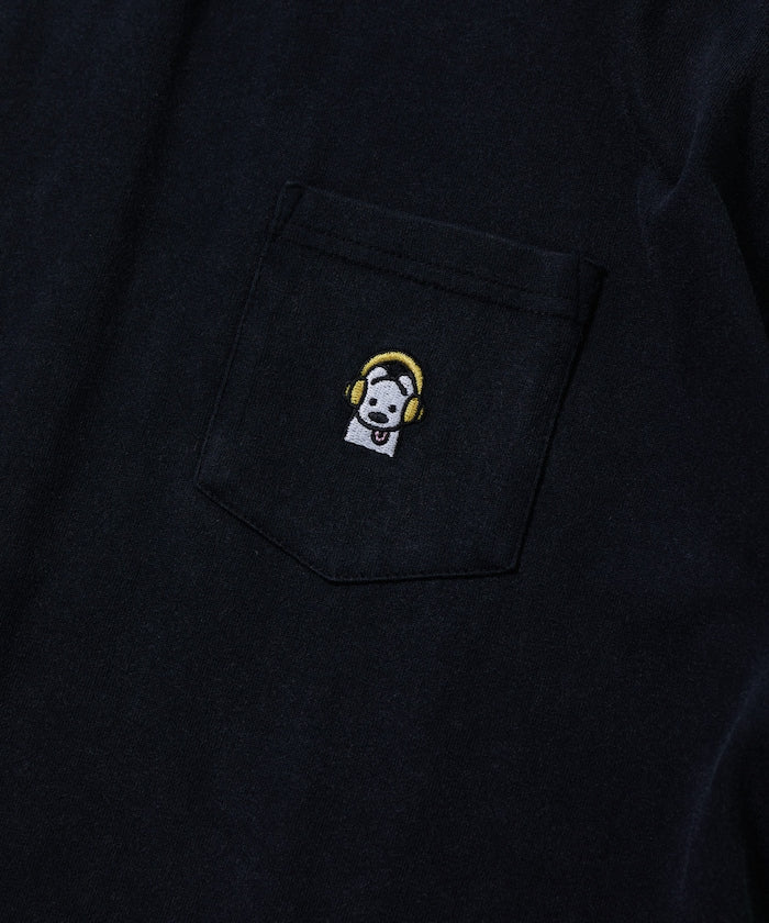 FREAK'S STORE matsui dancing back print T-shirt 印花短袖T恤