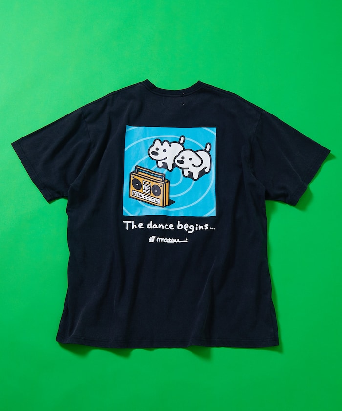 FREAK'S STORE matsui dancing back print T-shirt 印花短袖T恤