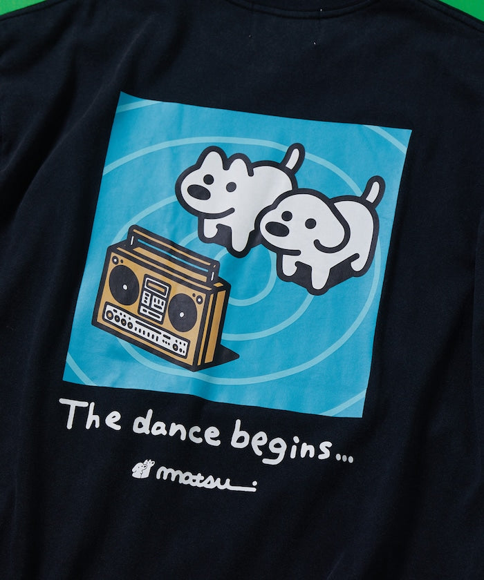 FREAK'S STORE matsui dancing back print T-shirt 印花短袖T恤