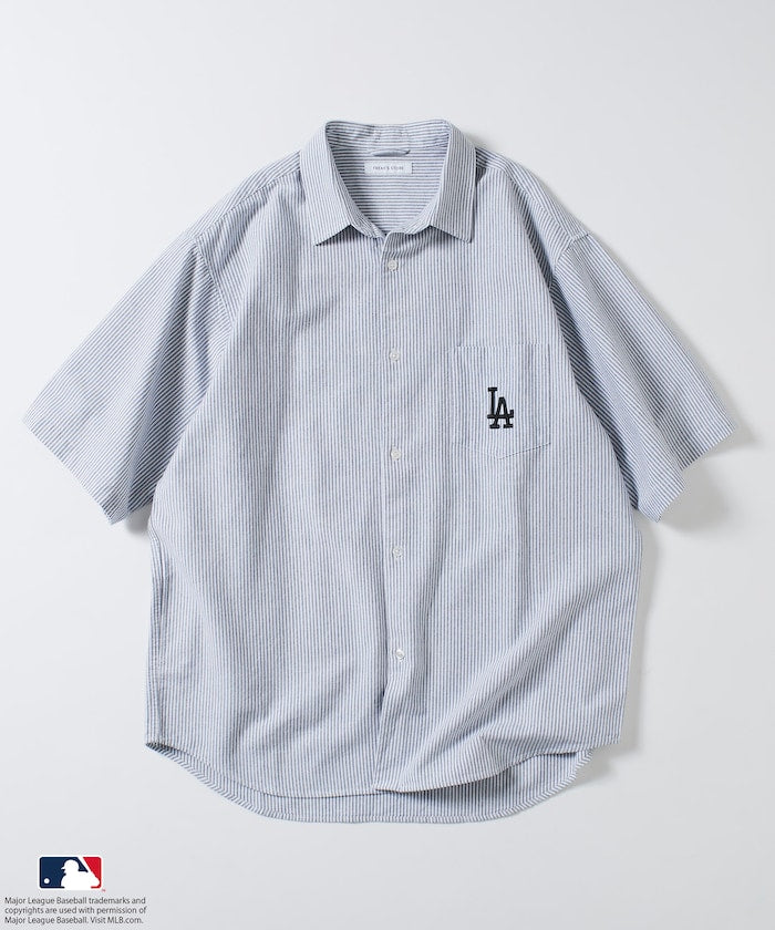 FREAK'S STORE MLB Major League Baseball Oxford shirt 短袖牛津襯衫