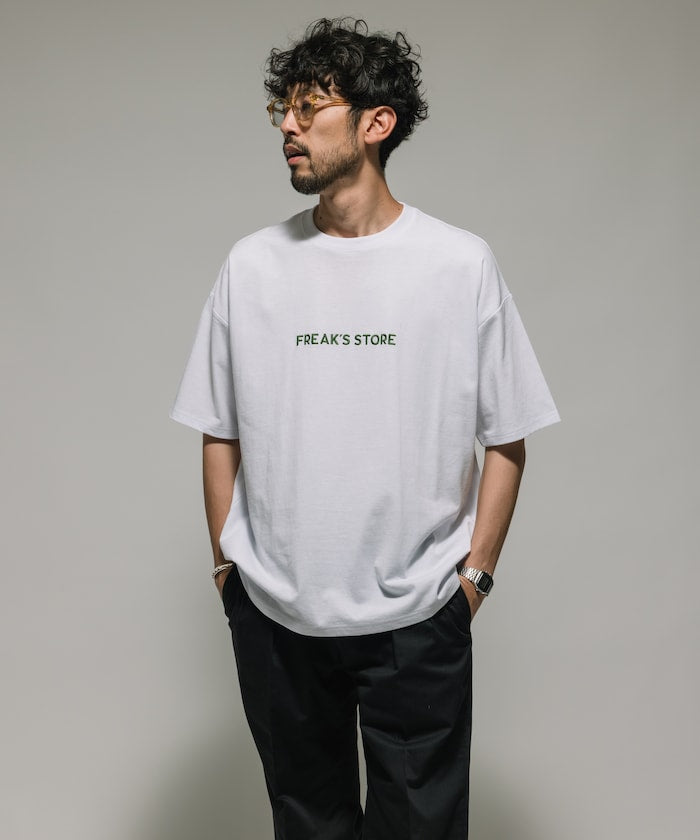 FREAK'S STORE Relaxed Fit Embroidered Logo T-Shirt 簡約LOGO短袖T恤