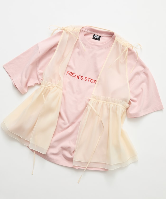 FREAK'S STORE Relaxed Fit Embroidered Logo T-Shirt 簡約LOGO短袖T恤