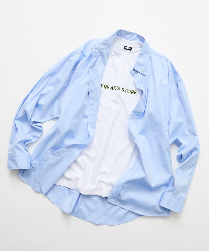FREAK'S STORE Relaxed Fit Embroidered Logo T-Shirt 簡約LOGO短袖T恤