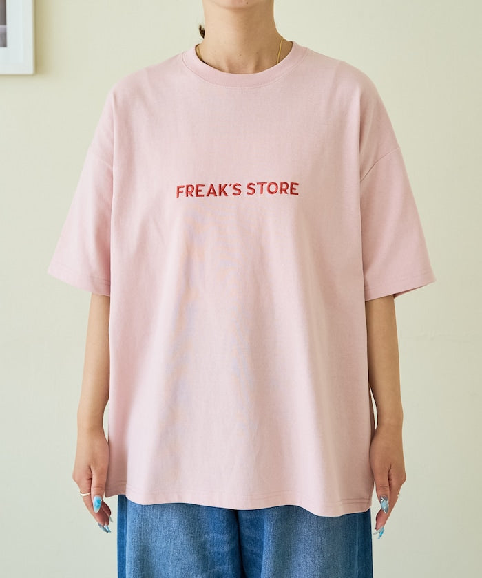 FREAK'S STORE Relaxed Fit Embroidered Logo T-Shirt 簡約LOGO短袖T恤