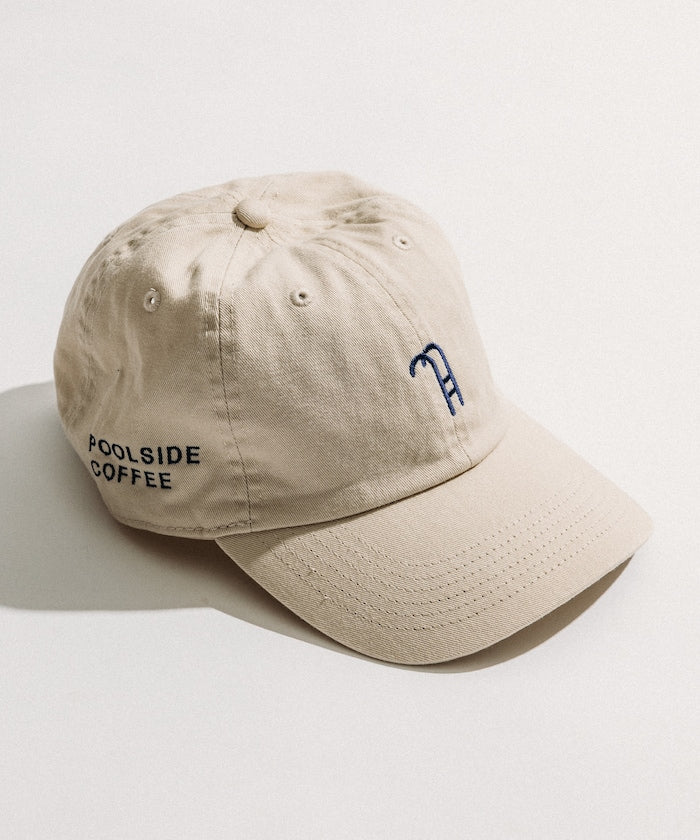 FREAK'S STORE x POOLSIDE COFFEE LOGO CAP 限定刺繡棒球帽